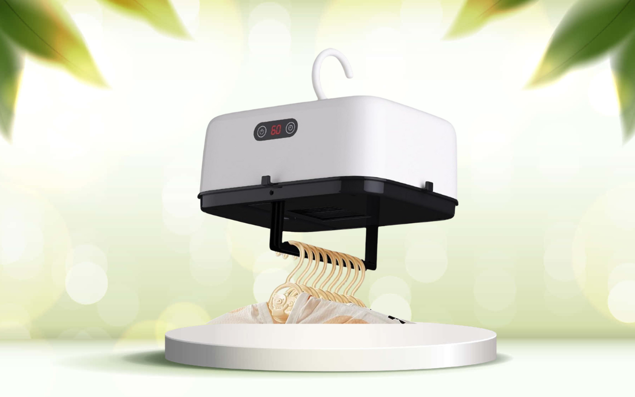 Scopri come asciugare i vestiti in poco spazio con la nostra asciugatrice portatile